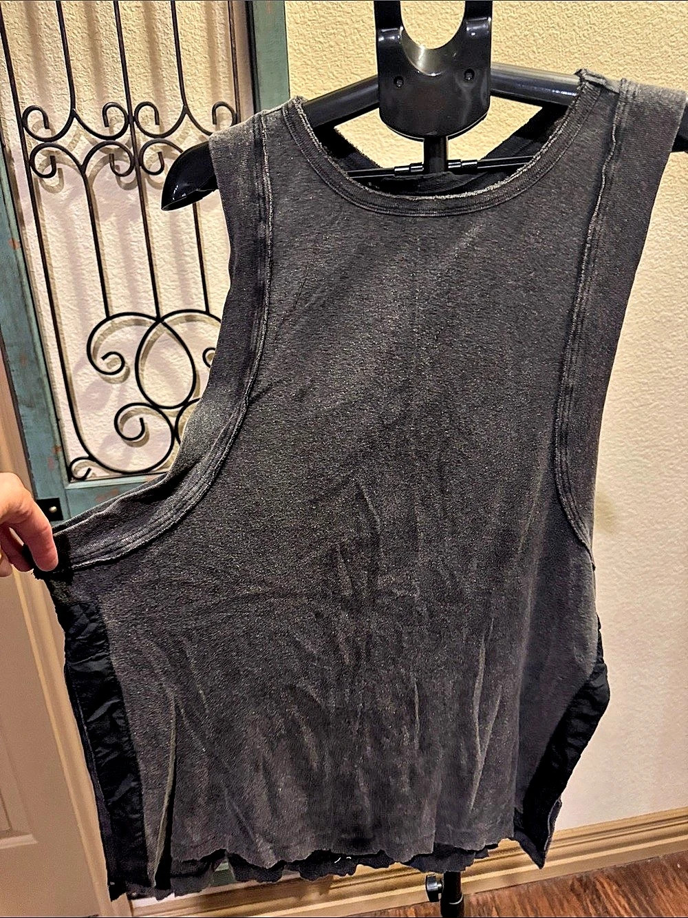 Free People Movement Sleeveless Tank Top in Black Size Large
